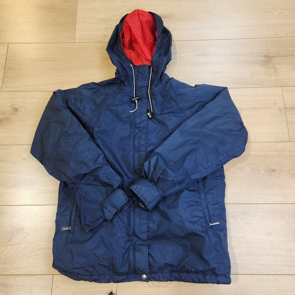 Vintage The North Face Jacket Womens W-L Blue Gore-Tex Fleece Lined Parka USA